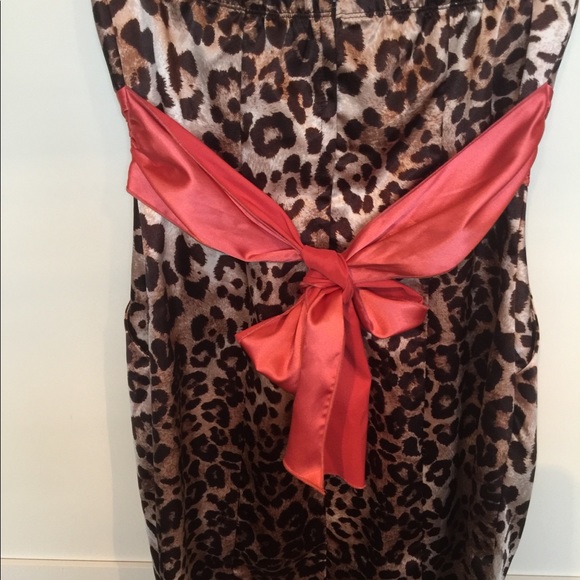 Speechless 11 strapless short dress with sash tie - Picture 4 of 10